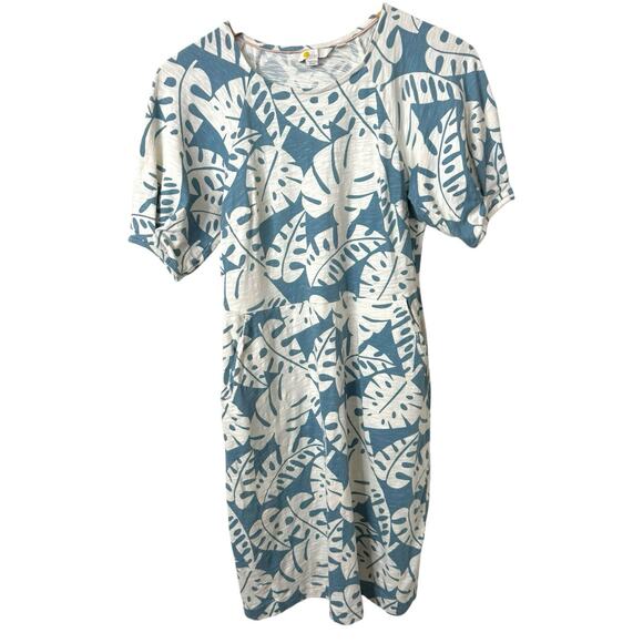 Boden Florrie Jersey Cotton Puff Sleeve Mini Dress w/ Pockets 4 Petite - Picture 1 of 9